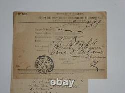 Bonfiles Robert Letter Autography Signed, June 1916