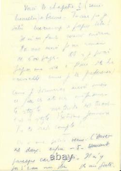 CELINE Autographed letter signed to Daragnès 1949