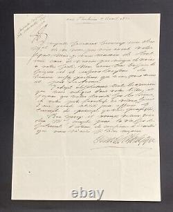 CHARLES X, Count of Artois, Autographed Letter Signed, Royalist Triumph 1821