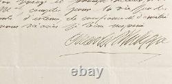 CHARLES X, Count of Artois, Autographed Letter Signed, Royalist Triumph 1821