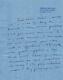 Colette Autographed Letter Signed. Her Entry To The Royal Academy Of Belgium