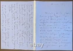 COLETTE. Autographed letter signed, March 24, 1915, to Marguerite Moreno