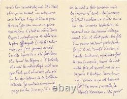 Camille MAUCLAIR Autographed letter signed M. Rastislav Stefanik Czechoslovakia
