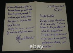 Camille MAUCLAIR SIGNED AUTOGRAPH LETTER to Paul FORT regarding a banquet