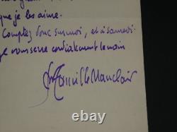 Camille MAUCLAIR SIGNED AUTOGRAPH LETTER to Paul FORT regarding a banquet