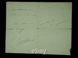 Camille SAINT SAENS signed autograph letter Bananas