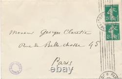Camille Saint-Saëns, a trusted man and his lawyer, autograph letter signed Saens