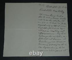 Carl Stumpf Autographed Letter of Congratulations, 1928