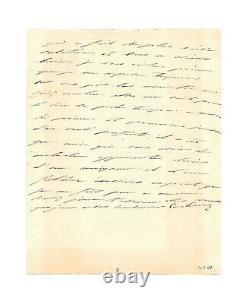 Caroline Bonaparte / Signed Autograph Letter / Murat / Napoleon / Lutzen / 1813