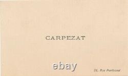 Carpezat Painter Set Theatre Opera 2 Letters Autograph Signed Lavastre Rubé