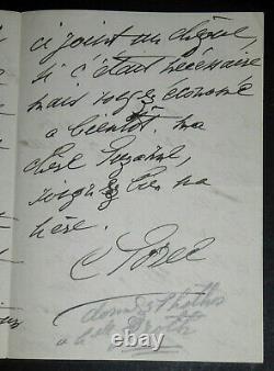 Cecile Sorel, Countess Of Segur Autography Letter Signed In Suzanne