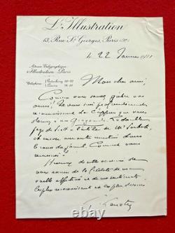 Ch64#/d – Autograph Letter Signed – G. Lenotre – Théodore Gosselin – Historian – 1921