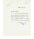 Chagall Marc. Painter. Typed Letter Signed, 2 August 1954, To Maurice Jar