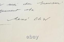 Char Signed Autograph Letter To René Wintzen Manuscrit 1947