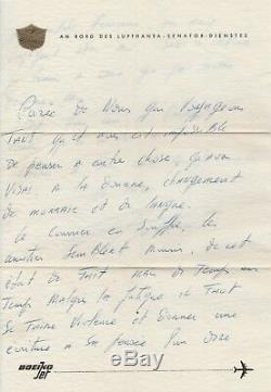 Charles Aznavour Autograph Letter Signed