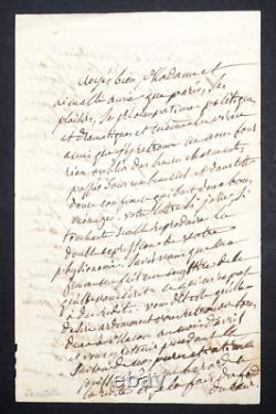 Charles DE LACRETELLE SIGNED AUTOGRAPH LETTER OF 4 PAGES