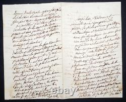 Charles DE LACRETELLE SIGNED AUTOGRAPH LETTER OF 4 PAGES