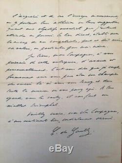 Charles De Gaulle Autograph Letter Signed 1951- Autograph Letter Signed