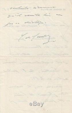 Charles De Gaulle Autograph Letter Signed On The Rpf