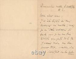 Charles Gounod signed autograph letter execution of Redemption music