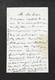 Charles Joseph Travi&egrave;s De Villiers Signed Autograph Letter Caricaturist