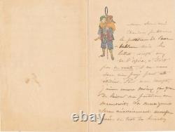 Charles LECOCQ composer autograph letter signed Richard O Monroy Blue Beard