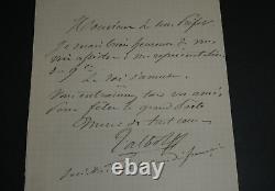 Charles-Marie TALBOT SIGNED AUTOGRAPH LETTER journalist guillotined