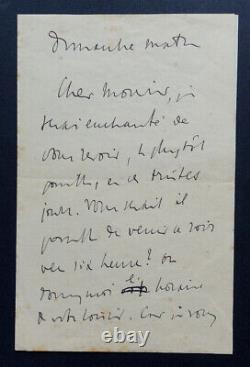 Charles Maurras Autographed Signed Letter