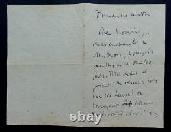 Charles Maurras Autographed Signed Letter