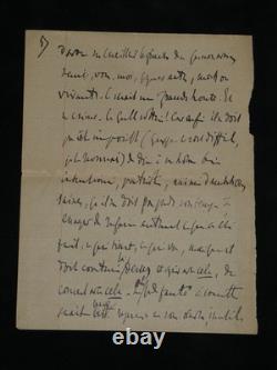 Charles Maurras: Long signed handwritten letter, 7 pages