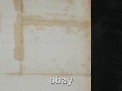 Charles Thélin Autograph letter signed by Napoleon III to Wilhelmshöhe 1870