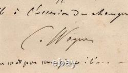 Charles Wagner Pasteur Autographed Letter Signed to Mr. Cousin 1908