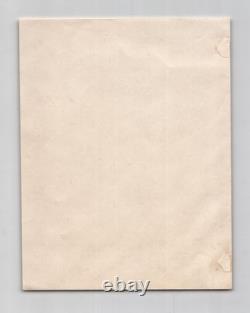 Charles Wagner Pasteur Autographed Letter Signed to Mr. Cousin 1908