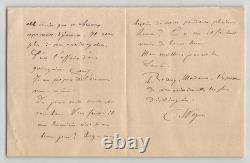 Charles Wagner Pasteur Signed Autograph Letter 1903