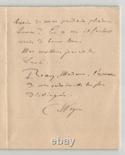 Charles Wagner Pasteur Signed Autograph Letter 1903