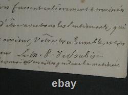 Charles de Rohan-Soubise Autographed Letter Signed 1760