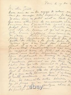 Christine BOUMEESTER Henri GOETZ signed autograph letters