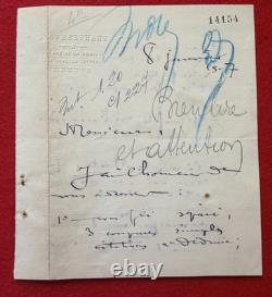 Cl25-Signed Autograph Letter-Léon Berthaut-Poet-1907