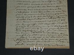 Claude François Beaulieu Autograph letter signed Debt & pension USA 1820