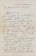 Claude Monet Signed Autograph Letter Impressionism