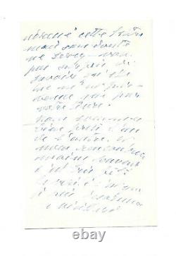 Claude Monet Signed Autograph Letter