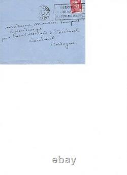 Colette Autograph Letter Signed To Ms Maurice Pouquet
