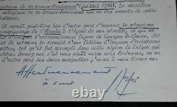 Colonel Remy Letter Tapuscrit Autography Signed Ww2 Second War 1971