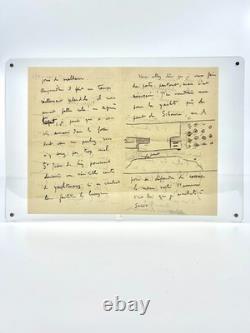 Commander Pierre Loti pulls out the cannon! Autographed letter signed Regattas