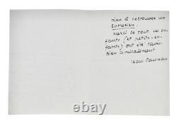 Correspondence of Jean Paulhan, set of 5 autograph letters signed, NRF Gallimard