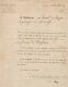 Count Jean Rapp / Signed Letter (1813) / Danzig / Napoleon / Grand Army