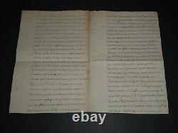 Count of Toulouse de Bourbon Letter with Signed Autograph Annotation 1703