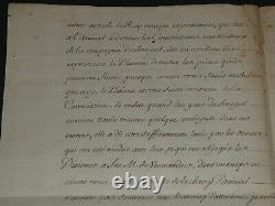 Count of Toulouse de Bourbon Letter with Signed Autograph Annotation 1703