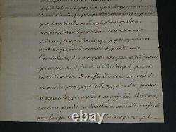 Count of Toulouse de Bourbon Letter with Signed Autograph Annotation 1703