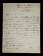 Daudet Ernest Signed Autograph Letter, Paris